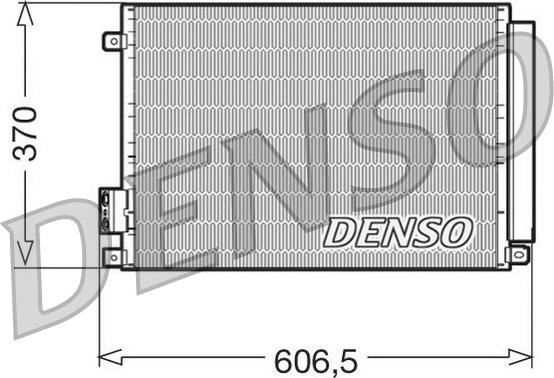 Denso DCN09045 - Condensateur, climatisation cwaw.fr