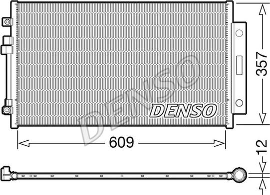 Denso DCN09004 - Condensateur, climatisation cwaw.fr