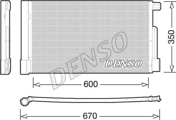 Denso DCN01004 - Condensateur, climatisation cwaw.fr