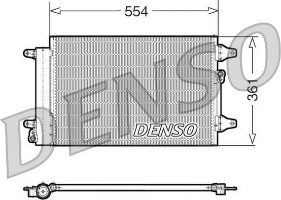 Denso DCN32015 - Condensateur, climatisation cwaw.fr