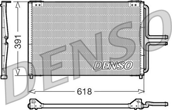 Denso DCN23020 - Condensateur, climatisation cwaw.fr