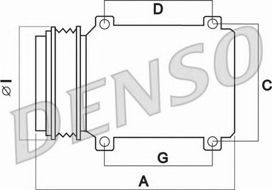 Denso DCP50115 - Compresseur, climatisation cwaw.fr