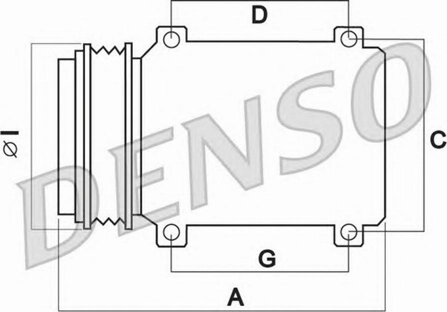 Denso DCP01002 - Compresseur, climatisation cwaw.fr