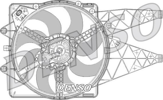 Denso DER09094 - Ventilateur, refroidissement du moteur cwaw.fr