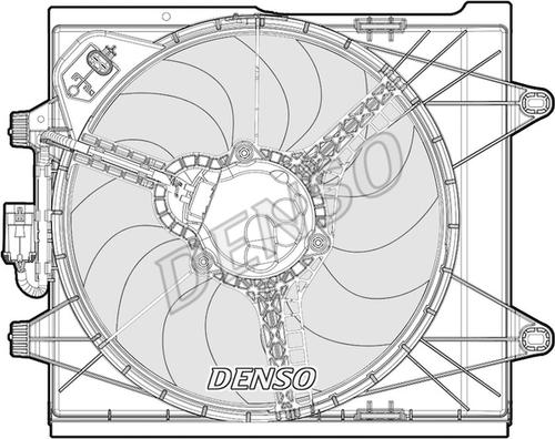 Denso DER09096 - Ventilateur, refroidissement du moteur cwaw.fr