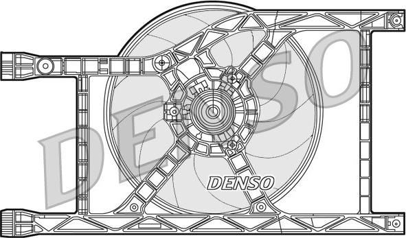 Denso DER09045 - Ventilateur, refroidissement du moteur cwaw.fr