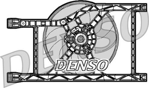 Denso DER09047 - Ventilateur, refroidissement du moteur cwaw.fr