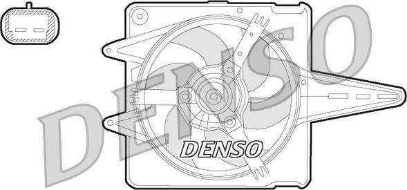 Denso DER09056 - Ventilateur, refroidissement du moteur cwaw.fr