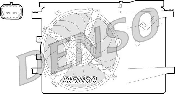 Denso DER09058 - Ventilateur, refroidissement du moteur cwaw.fr