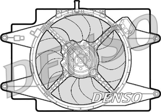 Denso DER01001 - Ventilateur, refroidissement du moteur cwaw.fr