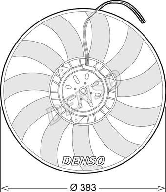 Denso DER02009 - Ventilateur, refroidissement du moteur cwaw.fr