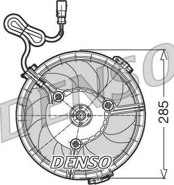 Denso DER02005 - Ventilateur, refroidissement du moteur cwaw.fr