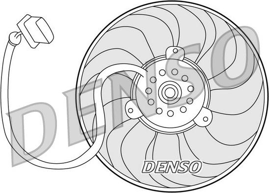 Denso DER32004 - Ventilateur, refroidissement du moteur cwaw.fr