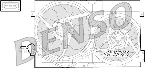 Denso DER32010 - Ventilateur, refroidissement du moteur cwaw.fr