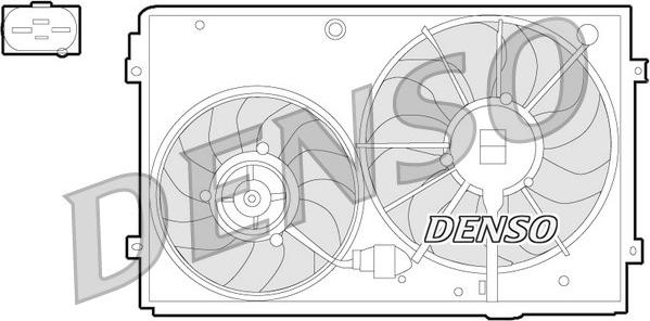 Denso DER32011 - Ventilateur, refroidissement du moteur cwaw.fr