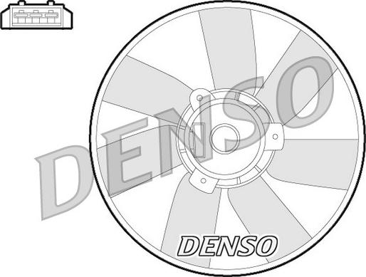 Denso DER32013 - Ventilateur, refroidissement du moteur cwaw.fr