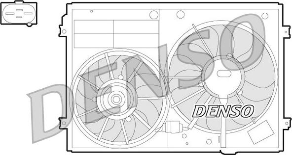 Denso DER32012 - Ventilateur, refroidissement du moteur cwaw.fr