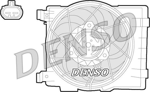 Denso DER20015 - Ventilateur, refroidissement du moteur cwaw.fr