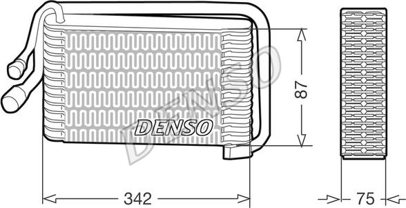 Denso DEV09001 - Évaporateur climatisation cwaw.fr