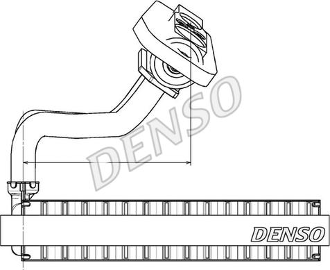 Denso DEV09020 - Évaporateur climatisation cwaw.fr