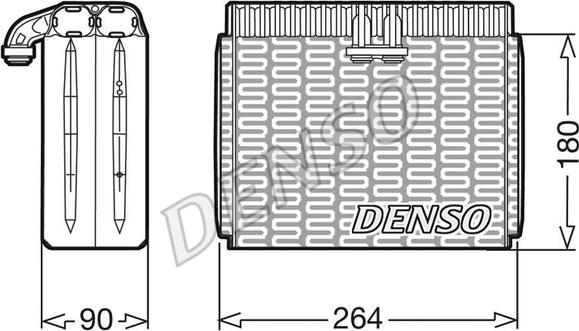 Denso DEV01002 - Évaporateur climatisation cwaw.fr