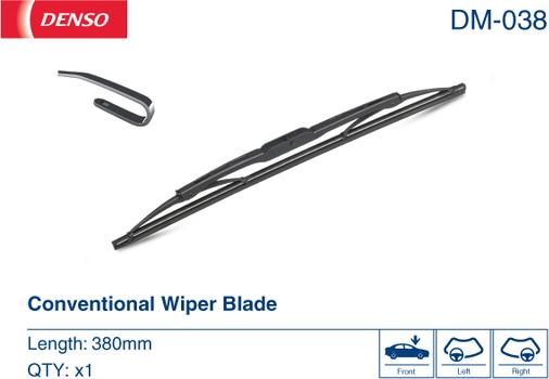 Denso DM-038 - Balai d'essuie-glace cwaw.fr