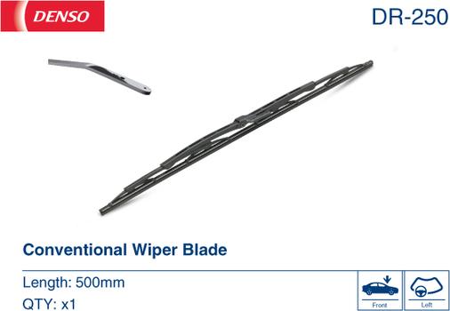 Denso DR-250 - Balai d'essuie-glace cwaw.fr