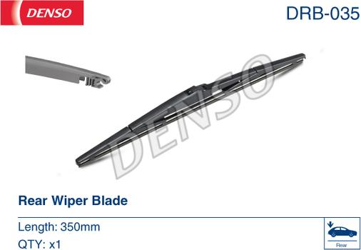 Denso DRB-035 - Balai d'essuie-glace cwaw.fr