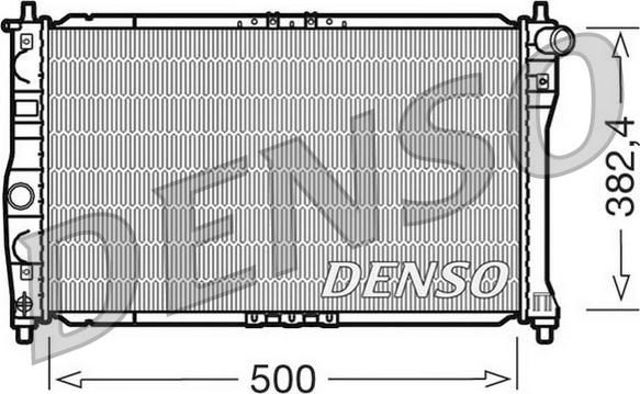 Denso DRM08001 - Radiateur, refroidissement du moteur cwaw.fr