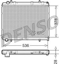 Denso DRM21035 - Radiateur, refroidissement du moteur cwaw.fr