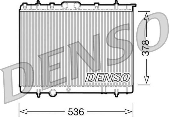 Denso DRM21030 - Radiateur, refroidissement du moteur cwaw.fr