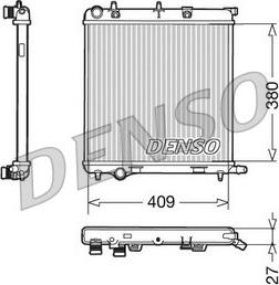 Denso DRM21026 - Radiateur, refroidissement du moteur cwaw.fr