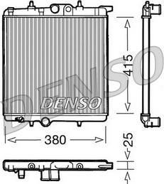 Denso DRM21020 - Radiateur, refroidissement du moteur cwaw.fr