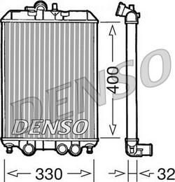 Denso DRM22001 - Radiateur, refroidissement du moteur cwaw.fr