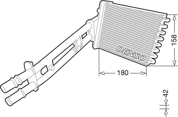 Denso DRR09043 - Système de chauffage cwaw.fr