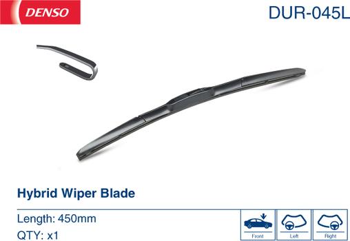 Denso DUR-045L - Balai d'essuie-glace cwaw.fr