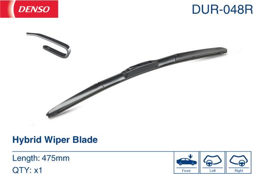 Denso DUR-048R - Balai d'essuie-glace cwaw.fr