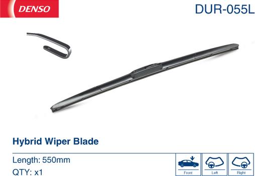 Denso DUR-055L - Balai d'essuie-glace cwaw.fr