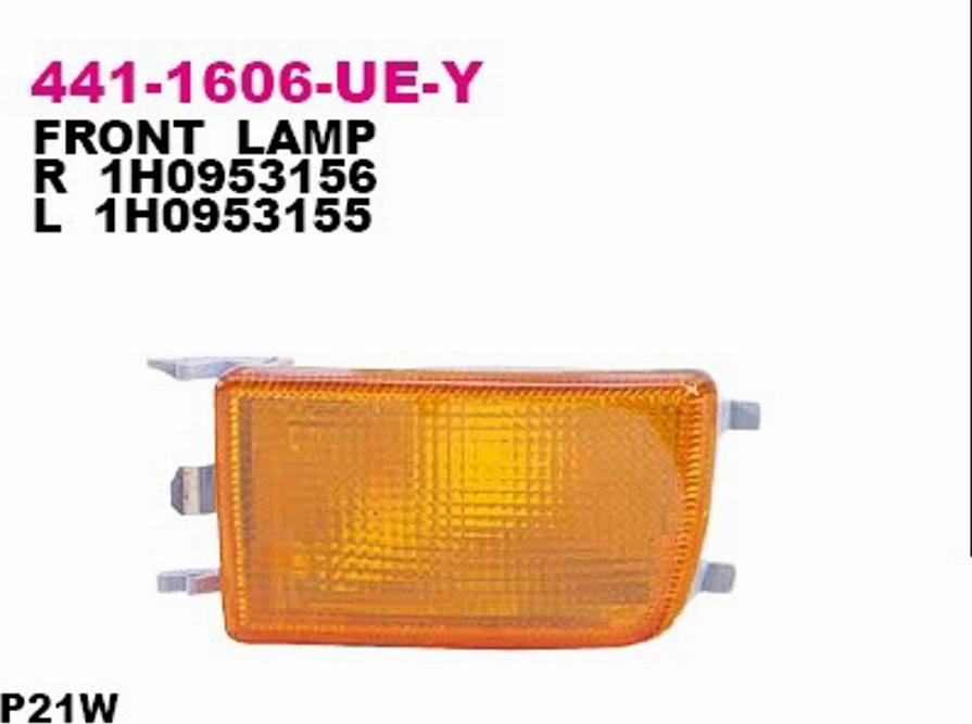 Depo 441-1606L-UE-Y - Feu clignotant cwaw.fr