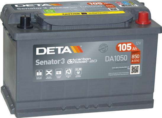 DETA DA1050 - Batterie de démarrage cwaw.fr