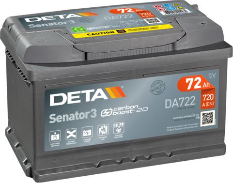 DETA DA722 - Batterie de démarrage cwaw.fr