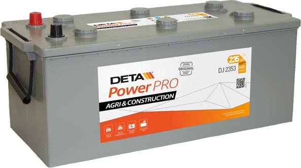 DETA DJ2353 - Batterie de démarrage cwaw.fr