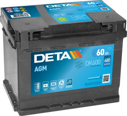 DETA DK600 - Batterie de démarrage cwaw.fr