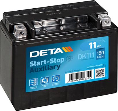 DETA DK111 - Batterie de démarrage cwaw.fr