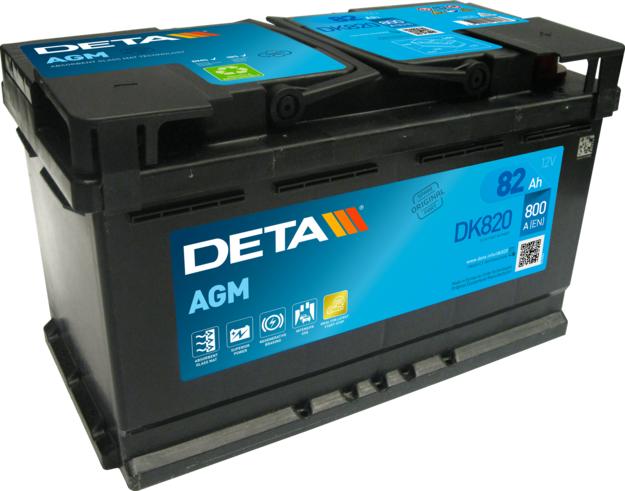 DETA DK820 - Batterie de démarrage cwaw.fr