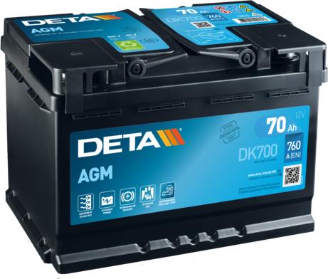 DETA DK700 - Batterie de démarrage cwaw.fr