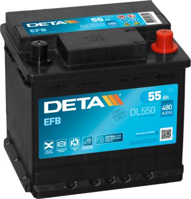 DETA DL550 - Batterie de démarrage cwaw.fr