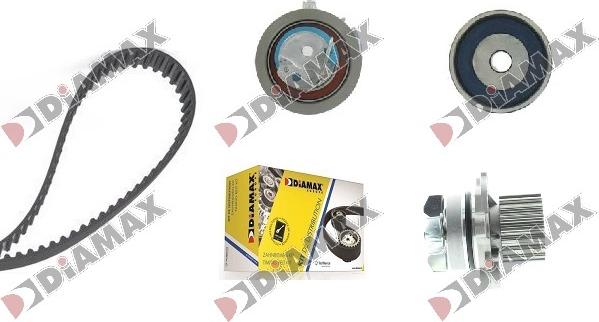 Diamax A6084WP - Pompe à eau + kit de courroie de distribution cwaw.fr