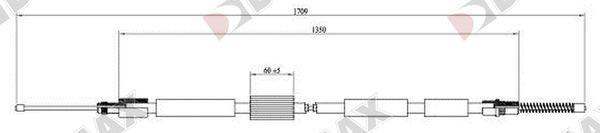 Diamax AA3008 - Tirette à câble, frein de stationnement cwaw.fr