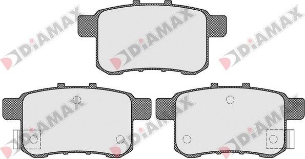 Diamax N09494 - Kit de plaquettes de frein, frein à disque cwaw.fr